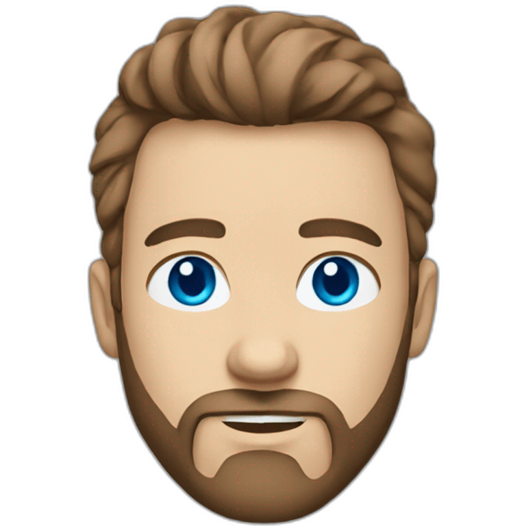 alexandre-broudin with light blue eyes and light brown hipster hair cut with darker beard emoji