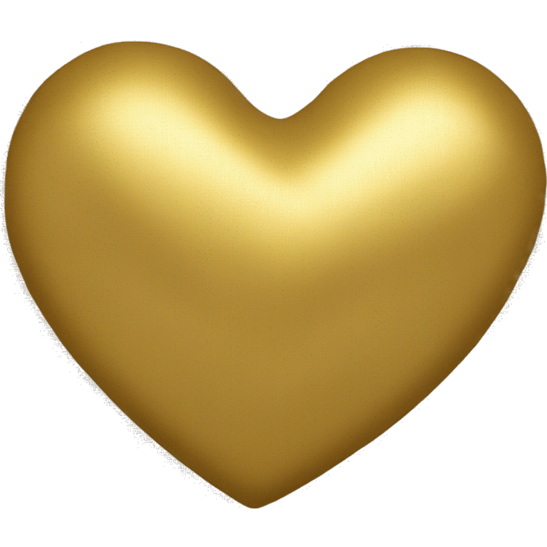 Gold heart  emoji