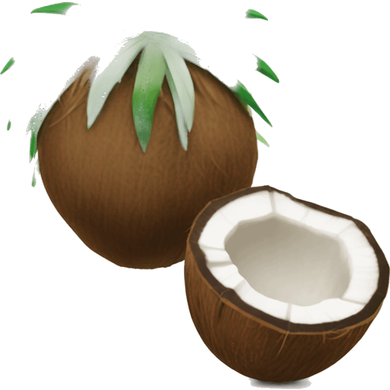 coconut & instagram emoji