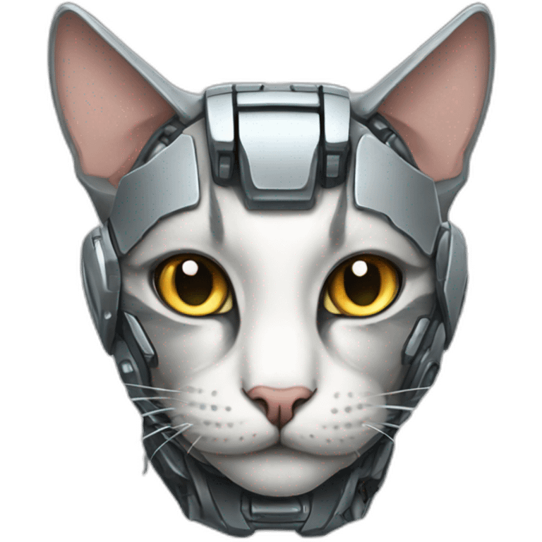 cyborg cat emoji