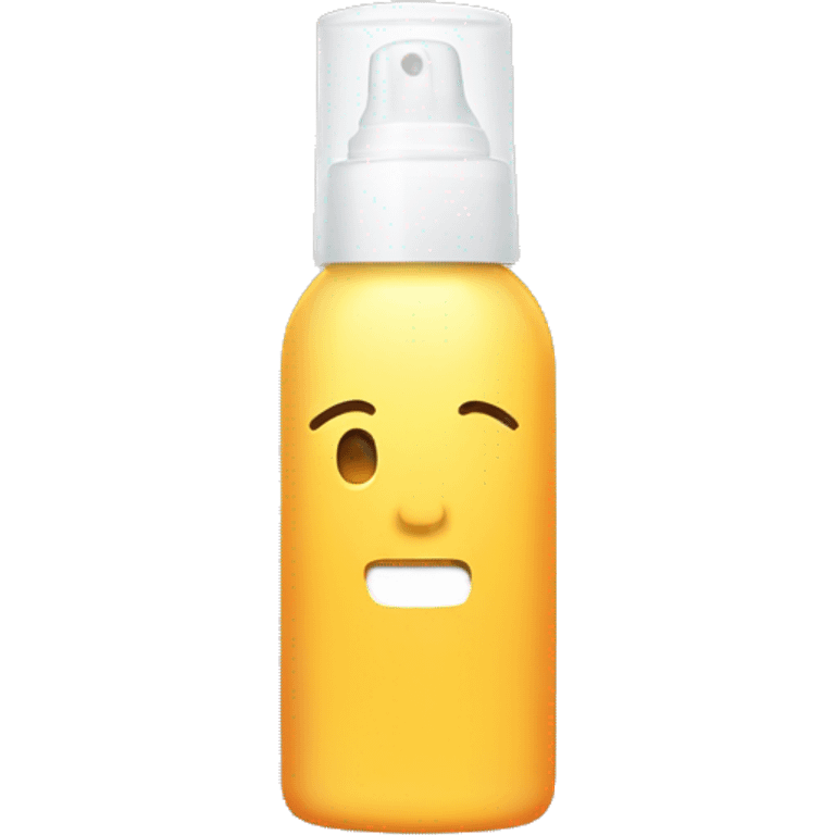 little facial sunscreen bottle emoji