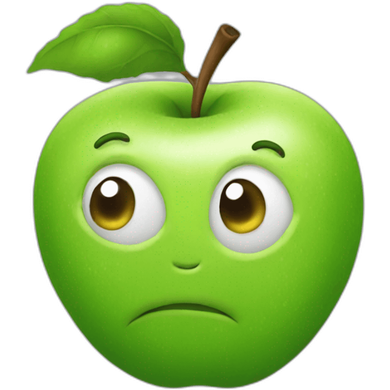 green apple emoji