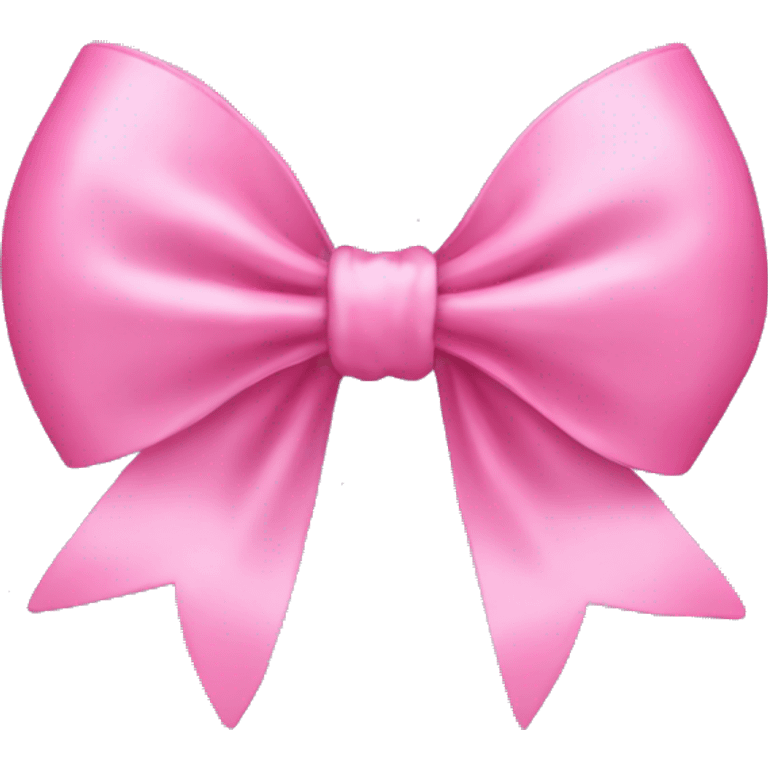  Coquette pink bow  emoji