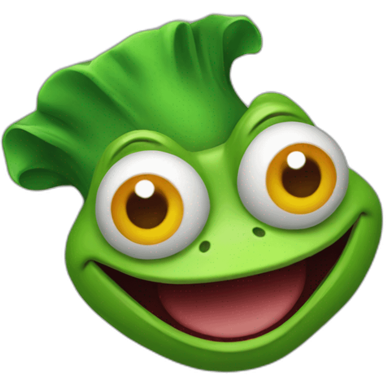 grenouille clown emoji