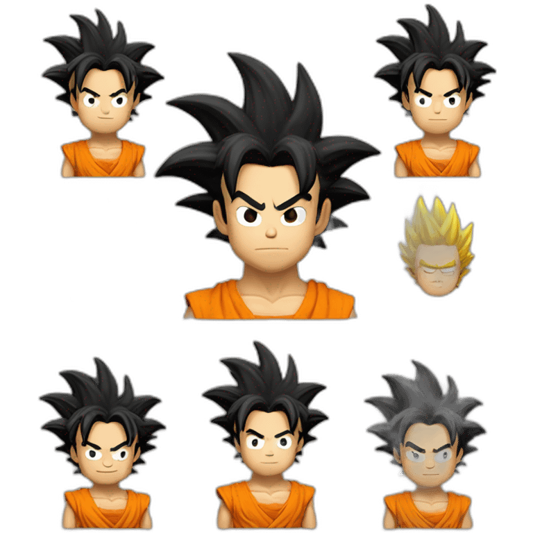 San Goku super sayain emoji