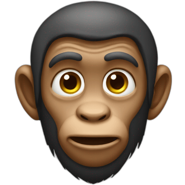 humanized monkey emoji