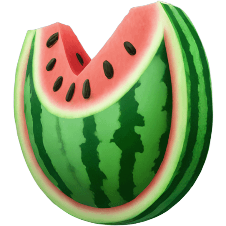 Watermelon in winter emoji