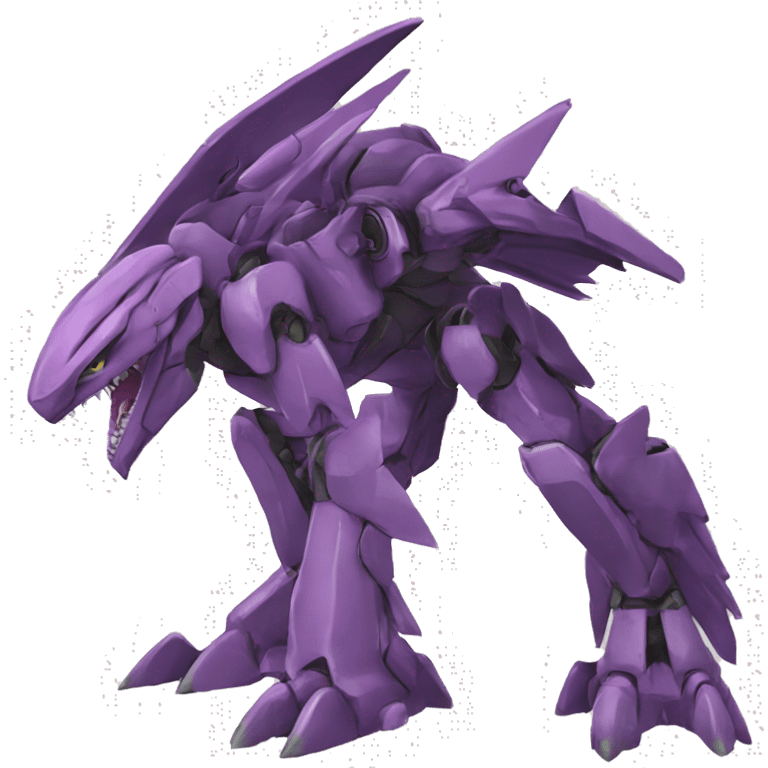  Cool Edgy Godly Futuristic Digimon-Fakemon-Genesect-Reptile full body emoji