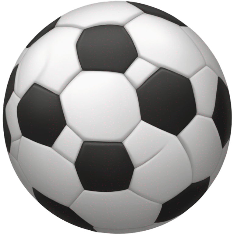 soccer ball with a face emoji