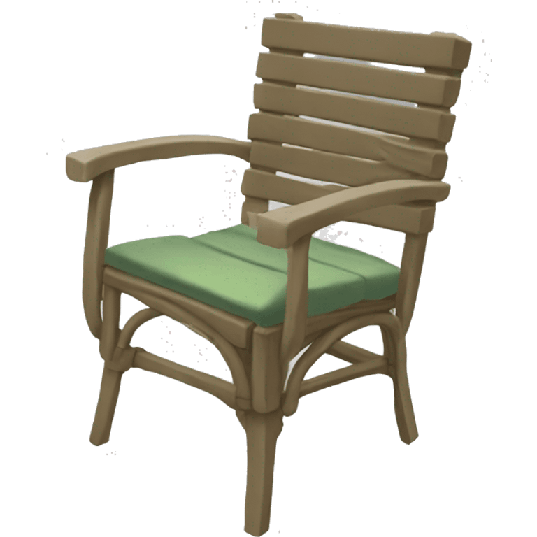 garden furniture (one) emoji