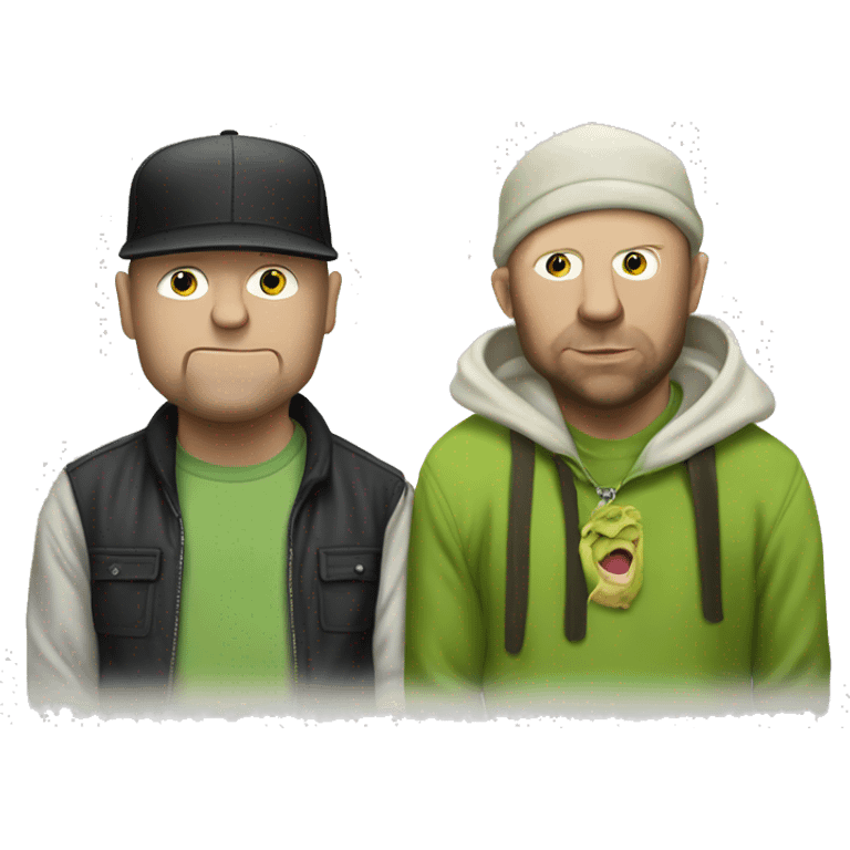 Fred durst and shreck emoji