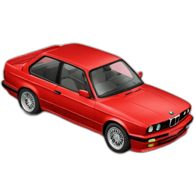 red bmw e30 emoji