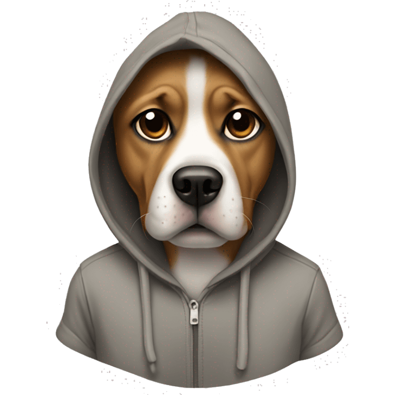 dog in a hoodie  emoji