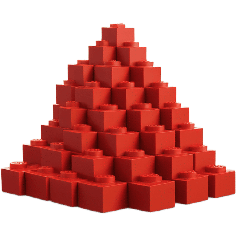 pile of red brickspile of lego bricks emoji