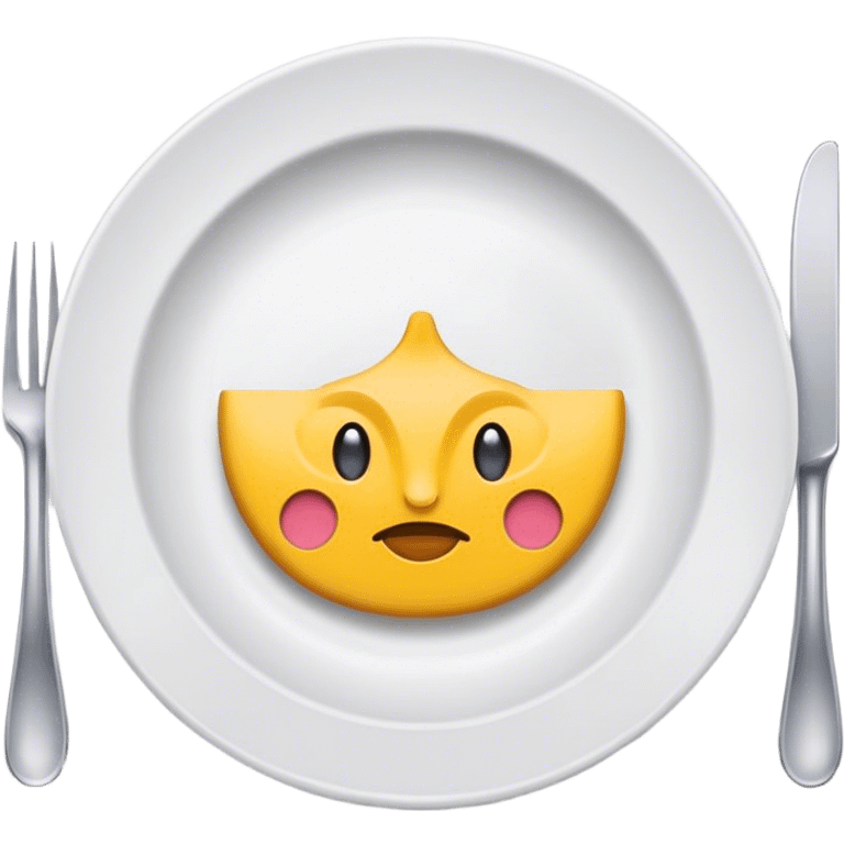 plate with foo emoji