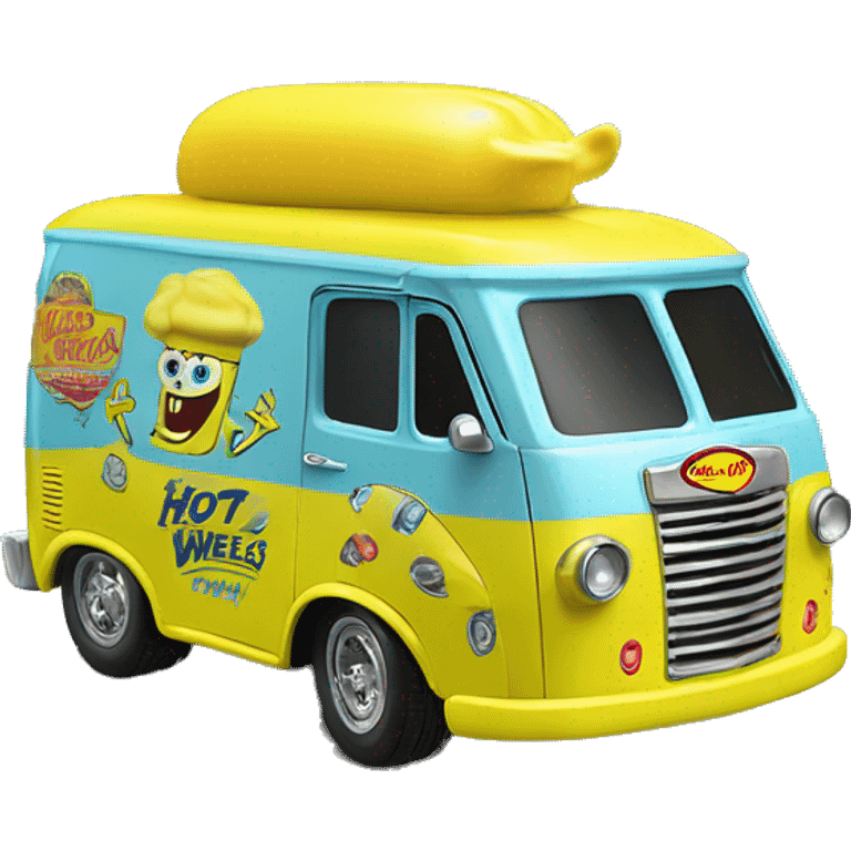 Hot wheels Premium SpongeBob 1950 Chevy step van  emoji