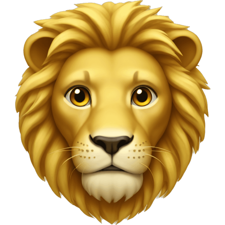 golden lion   emoji