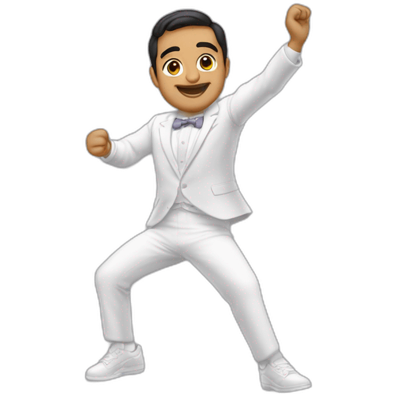 Ángel Calderón Rojas bailando emoji