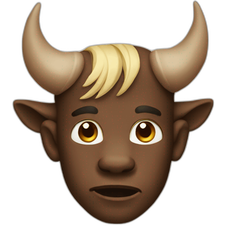 Human bull emoji