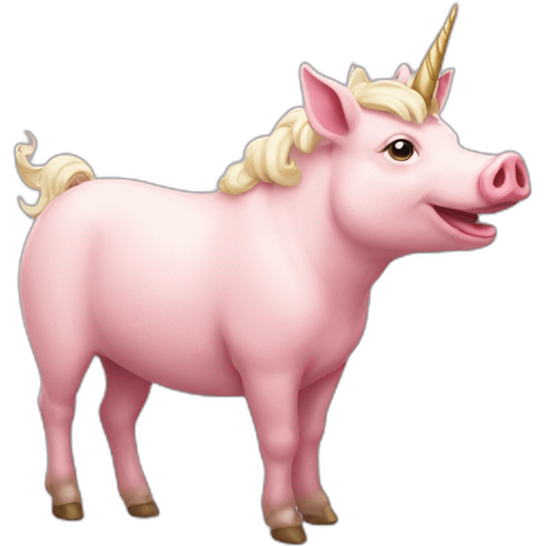 Pig unicorn emoji