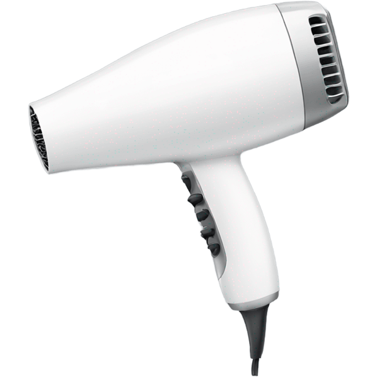 Hairdryer white  emoji