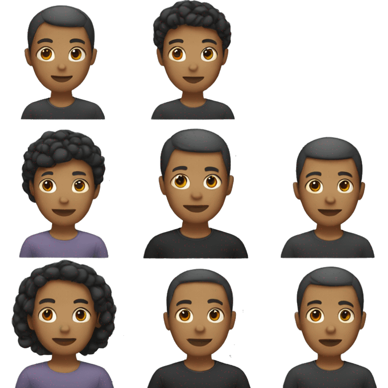 Black Asian  emoji