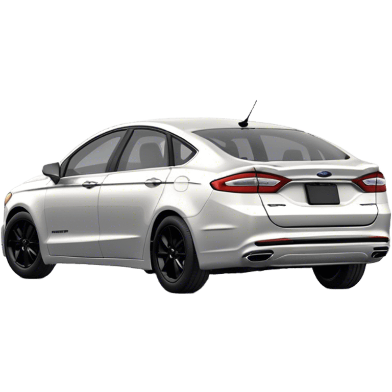 black 2018 Ford fusion with black rims emoji