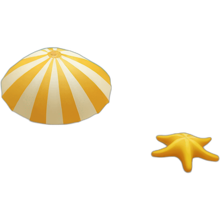 Soleil à la plage emoji