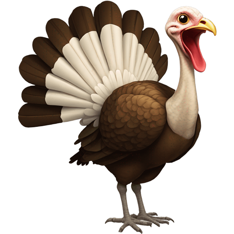 Turkey making noise emoji