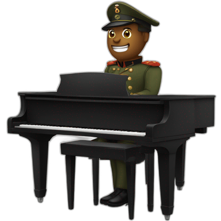 wagner soldier plays piano emoji