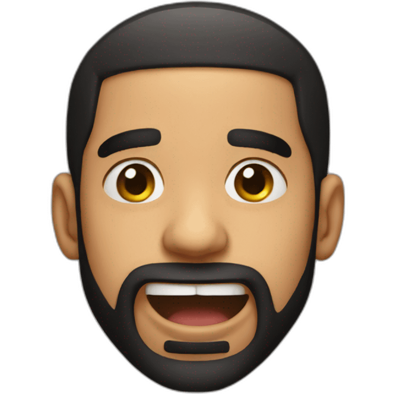 drake making a silly face emoji