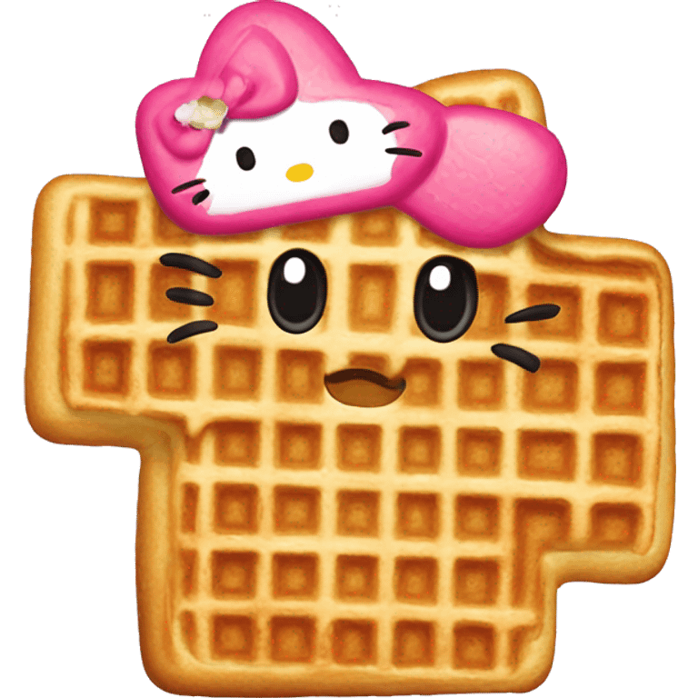 Waffle hellokitty emoji