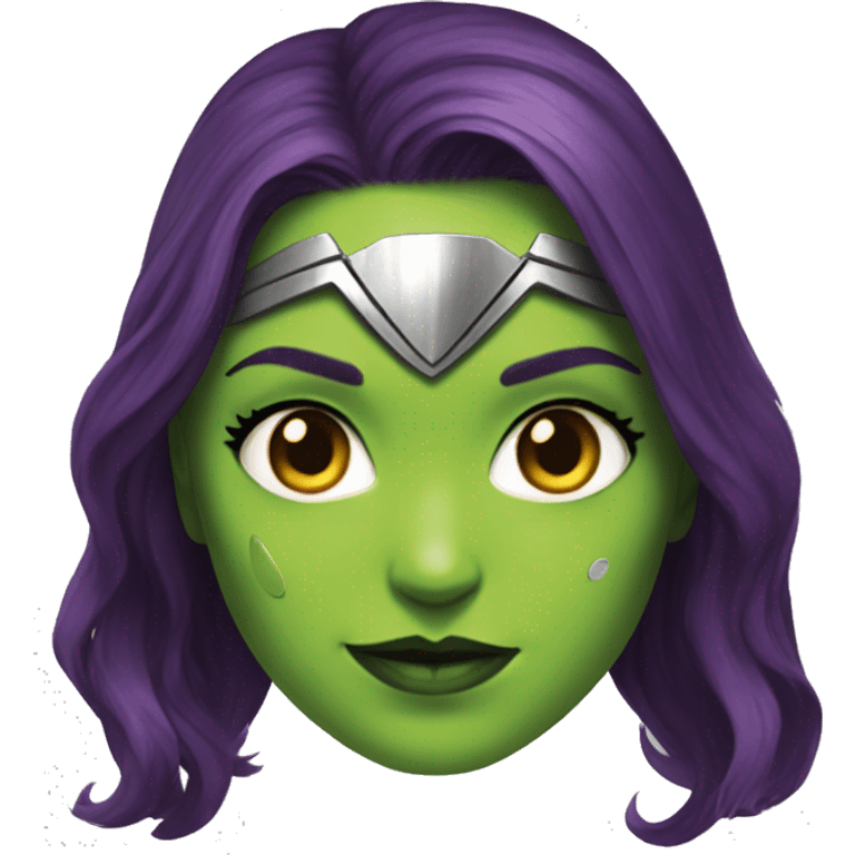 superhero Gamora face emoji