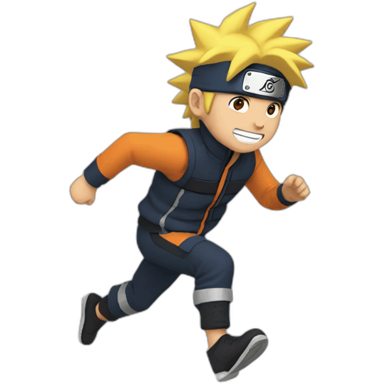 Naruto running  emoji