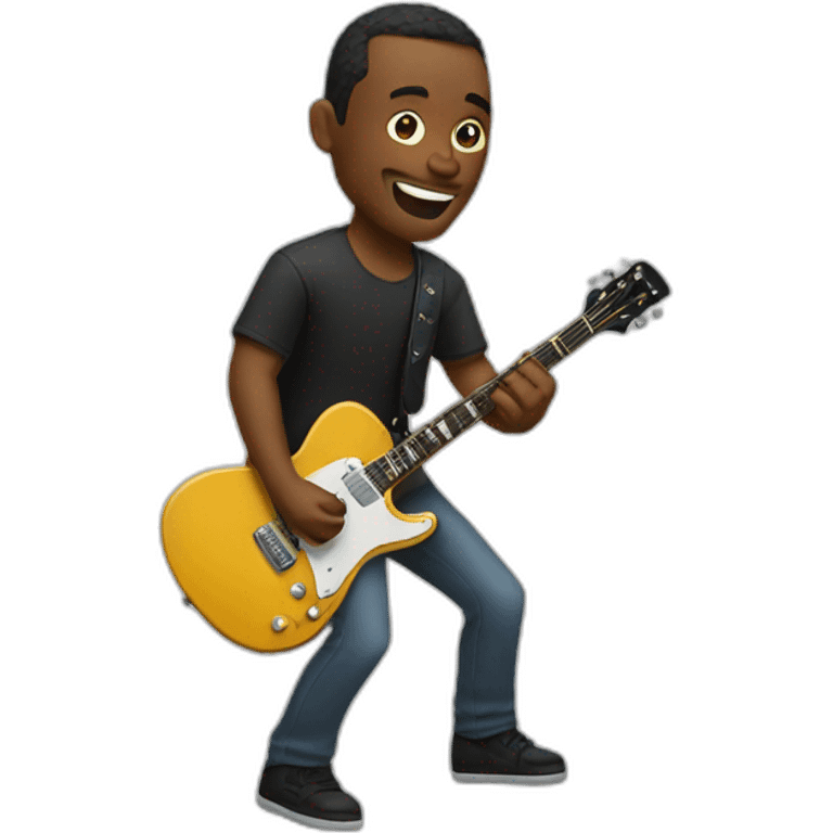 Guitar man emoji