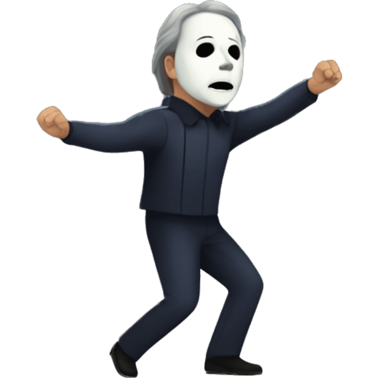 Michael myers dancing emoji