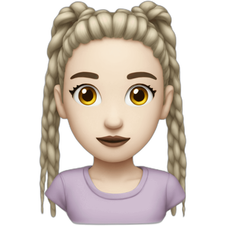 grimes-with-ponytail emoji