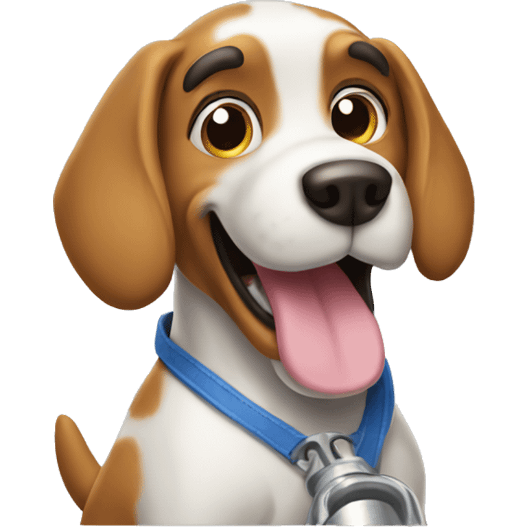 Dog plumber emoji