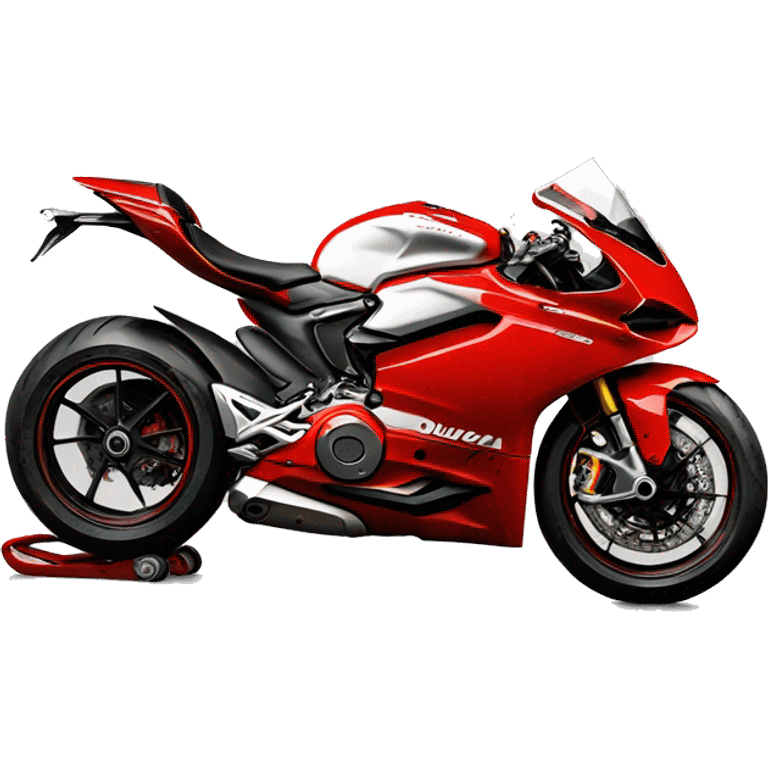 Red Ducati panigale V4S emoji