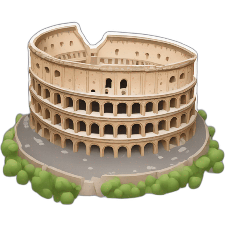 Roman Colosseum in Rome emoji