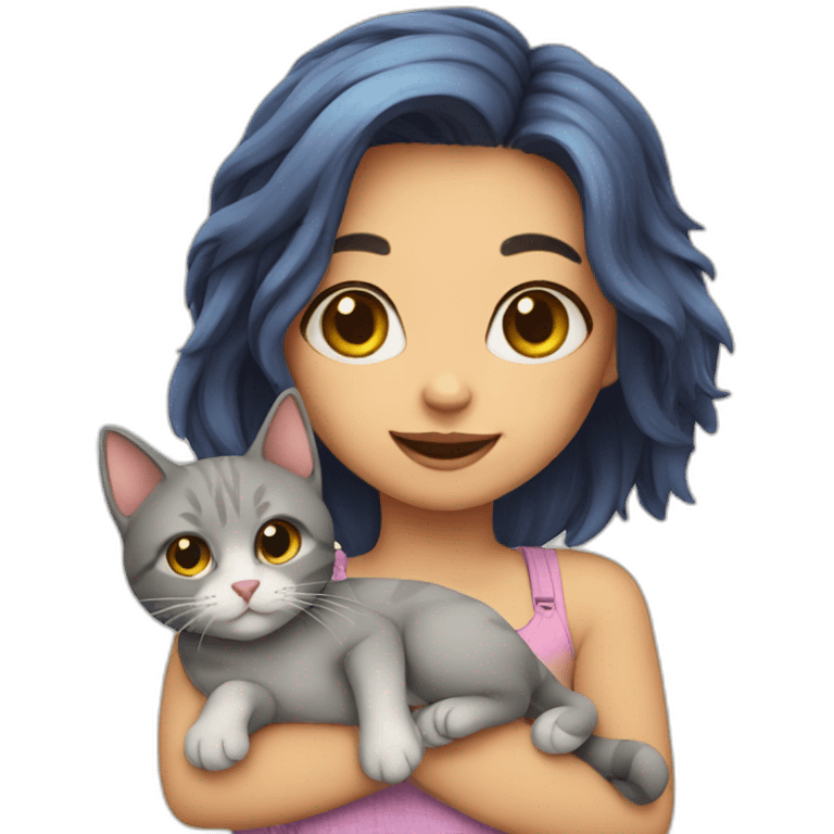 Girl cat emoji