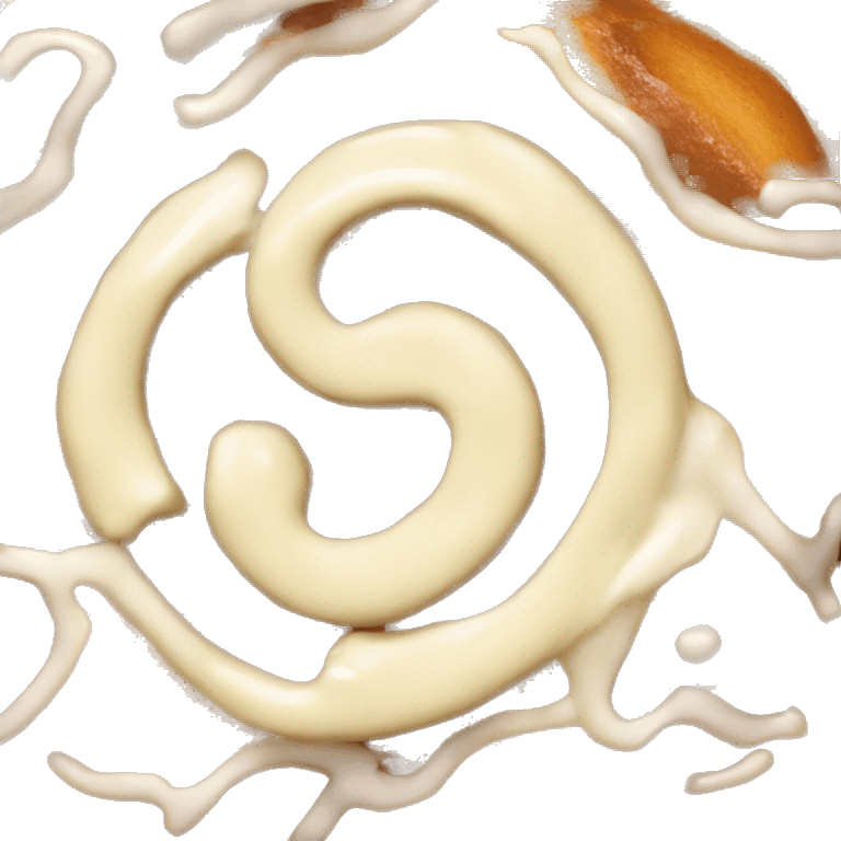 Cinnabon with cream  emoji