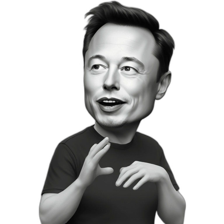 Elon Musk takes a puff emoji