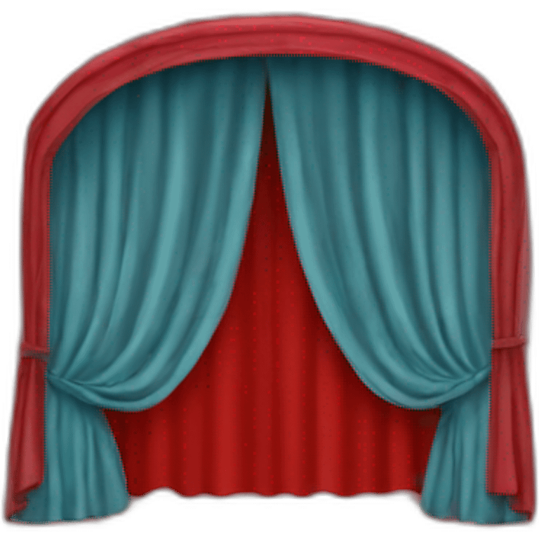 red curtain emoji