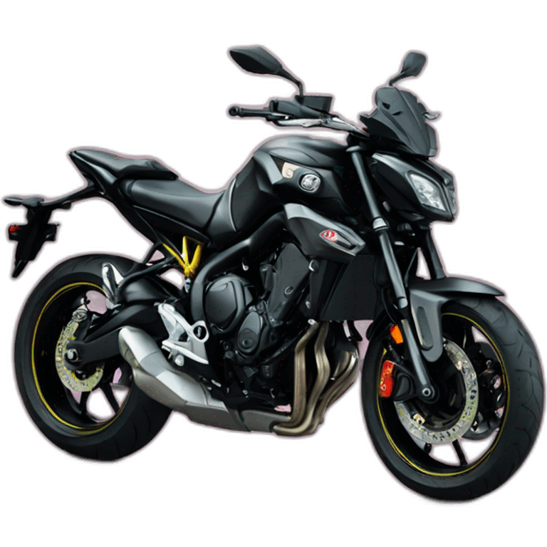 Moto yamaha mt 07 emoji