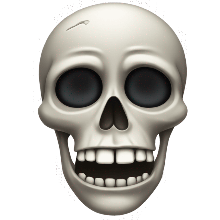 Classic skull with tears emoji