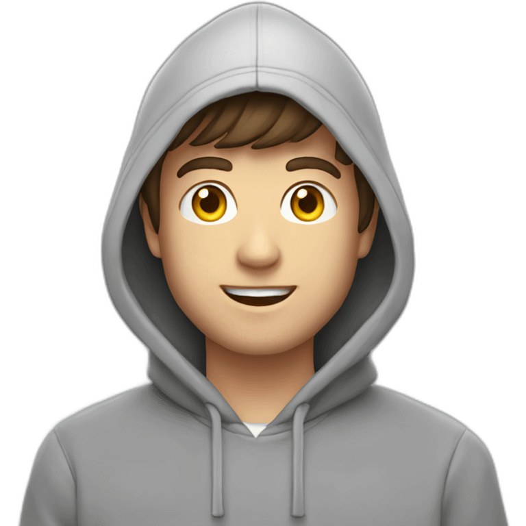 mrbeast-with-silver-hoodie emoji