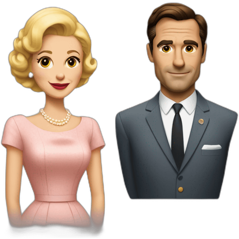 Don and Betty Draper emoji