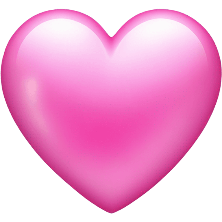 Pink shiny heart  emoji