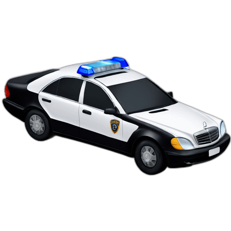 mercedes Police car emoji